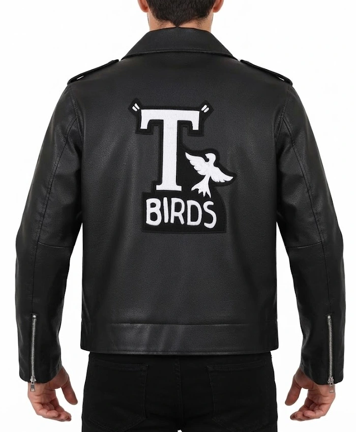 John Travolta Grease T Birds Black Jacket