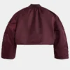 KNIT RIB MA1 FLIGHT NYLON BOMBER JACKET