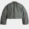 KNIT RIB MA1 FLIGHT NYLON BOMBER JACKET SALE 