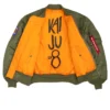 Kaiju No 8 Army Green Green Bomber Jacket