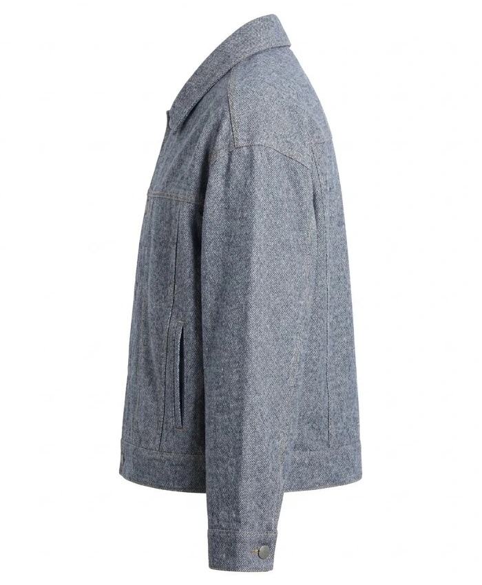 Kith Leather Denim Dario Trucker Jacket - Image 5