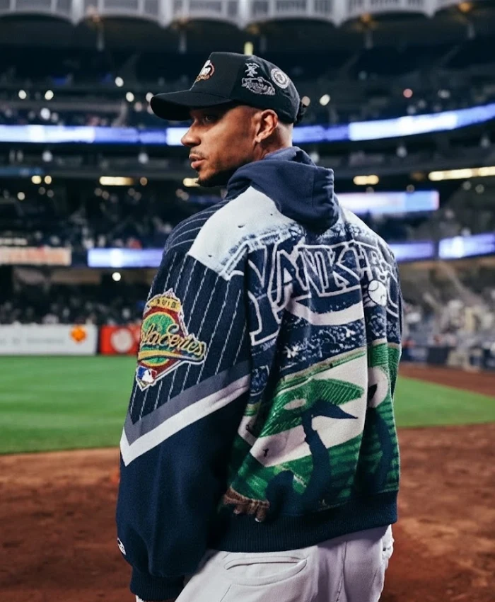 Kith for the New York Yankees Cupro Ferris Jacket
