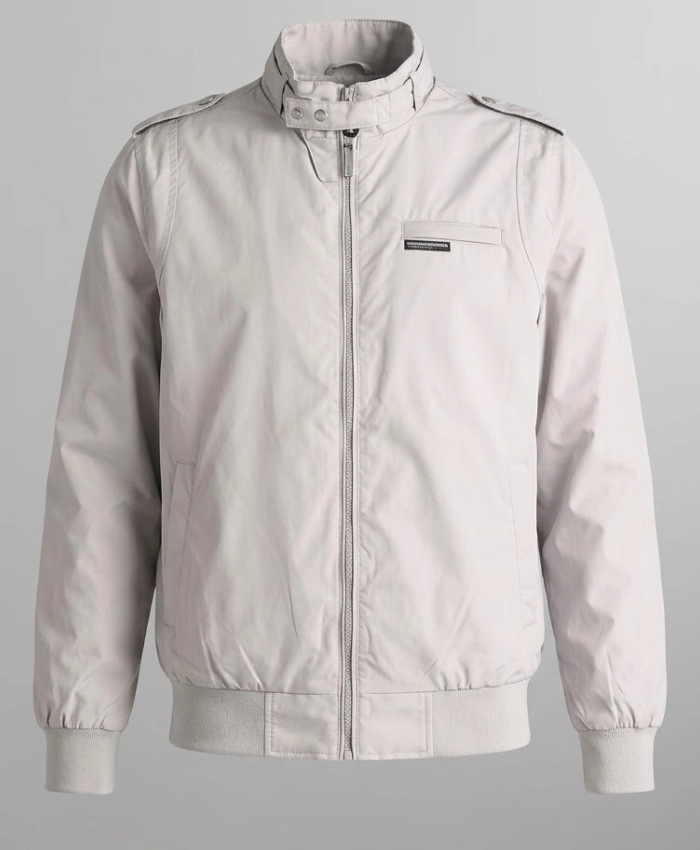 Lamar Kinsey Grey Racer Bomber Jacket