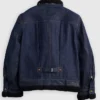 Levis Sacai Sherpa Blue Jacket For Sale