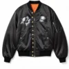 MASU x International Gallery BEAMS Half Century Satin Bomber Jacket