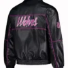 Minnesota Timberwolves The Wild Collective Black Leather Jacket