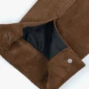 Motone Roughneck Reverse Brown Suede Trucker Jacket