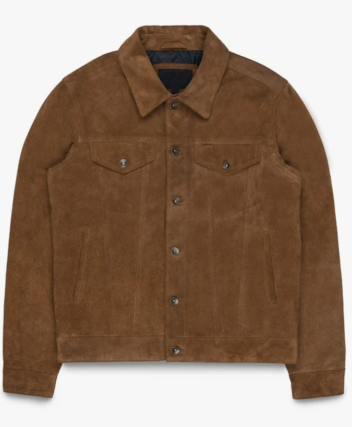 Motone Roughneck Reverse Brown Trucker Jacket On Sale 