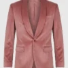 Men's Shawl Lapel Premium Velvet Tuxedo Blazer