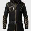 Hawkeye Avengers Endgame Hooded leather Jacket