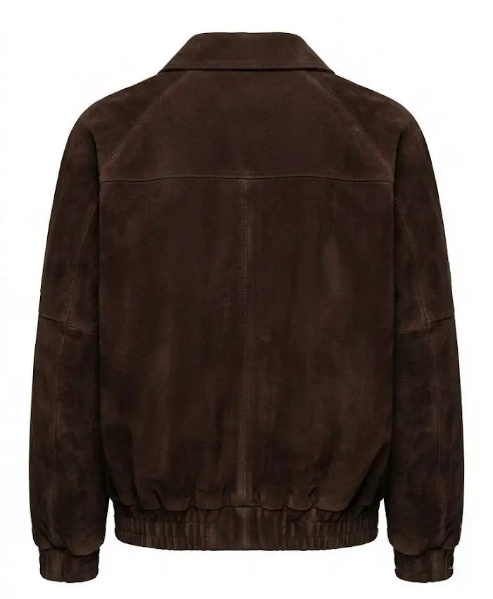 Helsa The Oversized Suede Bomber Jacket