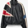Nahmias Leather MVP Bomber Jacket