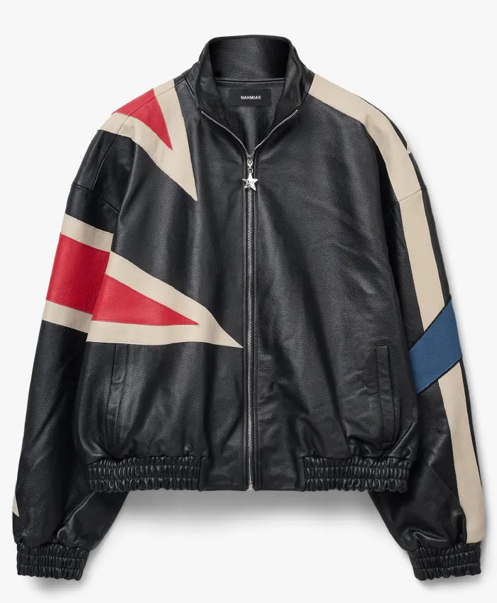 Nahmias Leather MVP Bomber Jacket