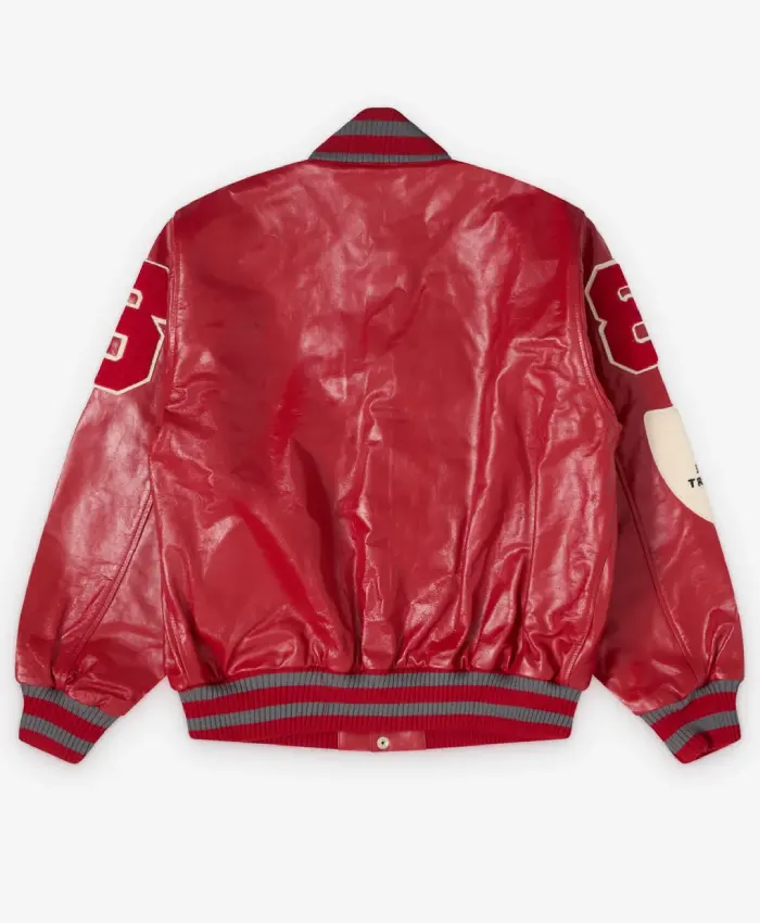 ERL Leather Varsity Jacket