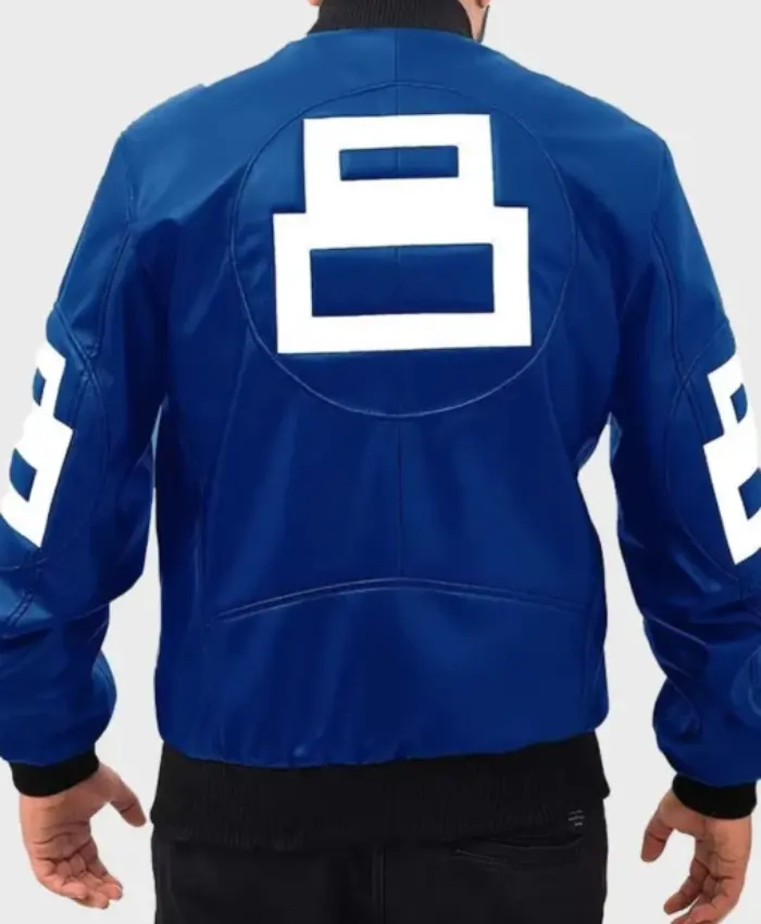 David Puddy Seinfeld 8 Ball Blue Bomber Jacket