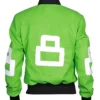 Unisex 8 Ball Green Bomber Jacket