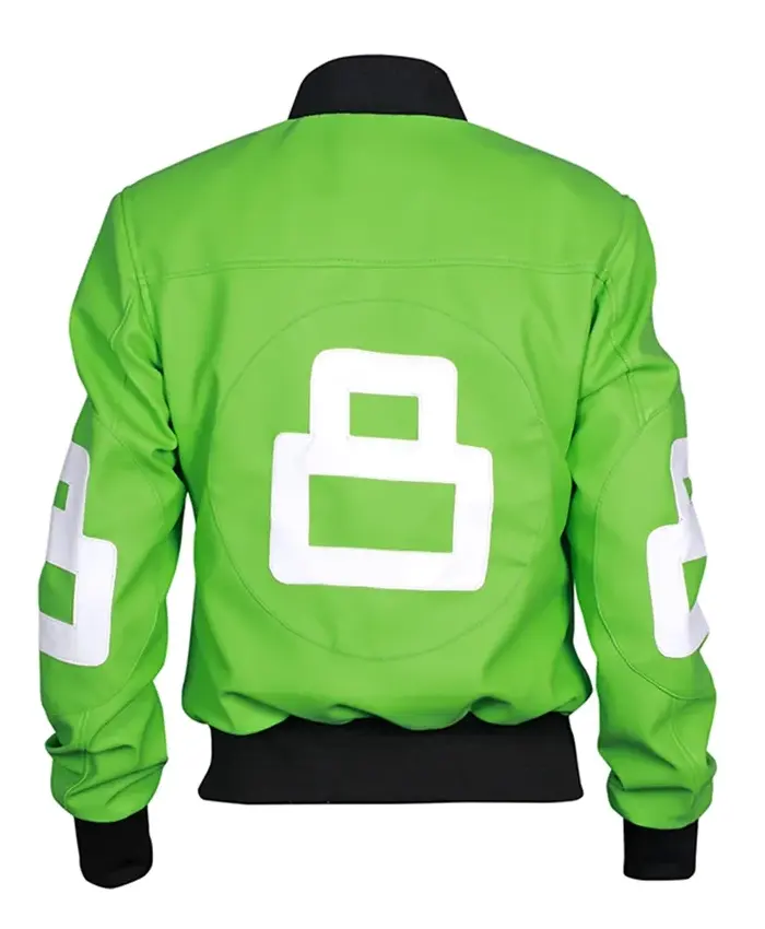 Unisex 8 Ball Green Bomber Jacket
