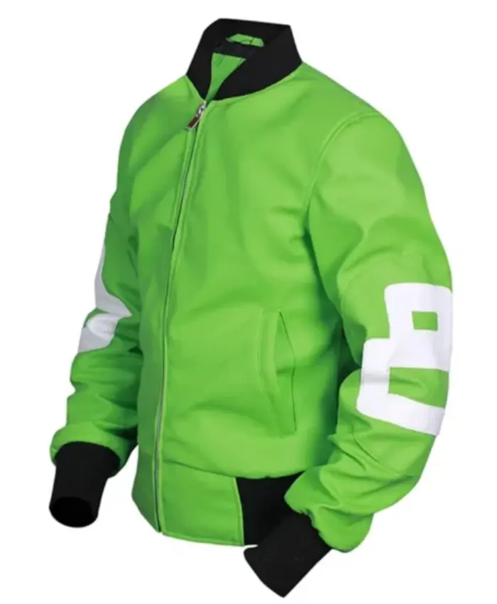Unisex 8 Ball Green Bomber Jacket