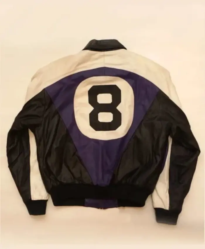 Michael Hoban 8 Ball Logo Purple and Black Jacket