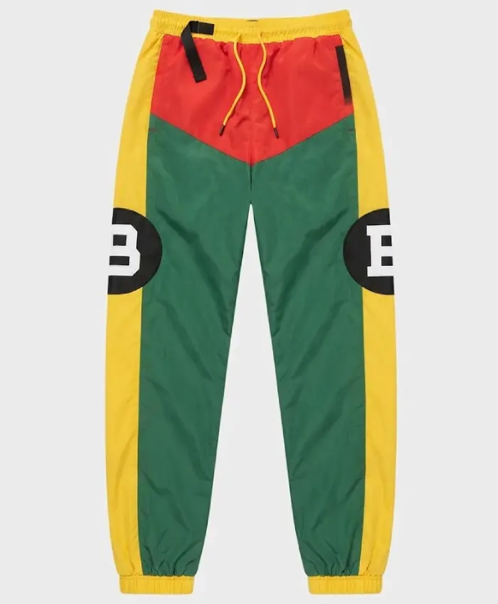 8 Ball Multicolor Track Satin Pants