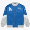 LA Dodgers Triple Check Heavyweight Satin Jacket