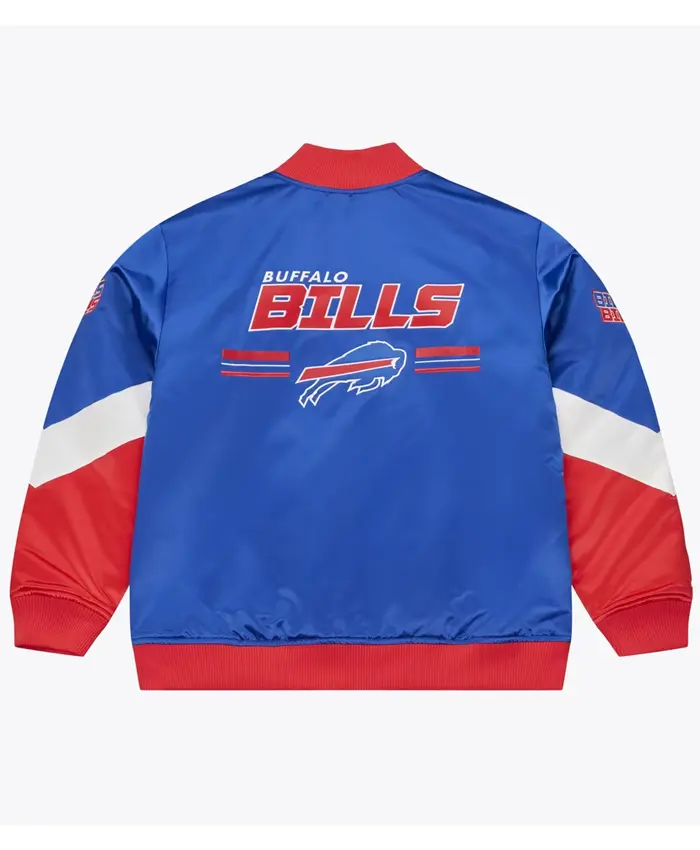 Buffalo Bills Triple Check Heavyweight Satin Jacket
