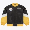 Pittsburgh Steelers Triple Check Heavyweight Satin Jacket