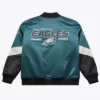 Philadelphia Eagles Triple Check Heavyweight Satin Jacket