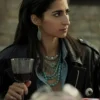 Alba Flores Money Heist Black Fringe Jacket