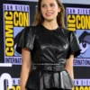 Doctor Strange 2022 Elizabeth Olsen Black Peplum Top