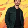 Andrew Koji Photocall Street Fighter Green Jacket
