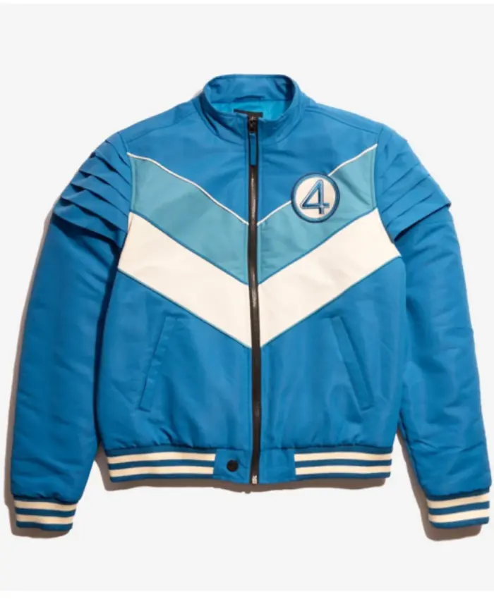 Fantastic Four Blue Bomber Jacket