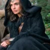 Wonder Woman Diana Prince Shearling Coat