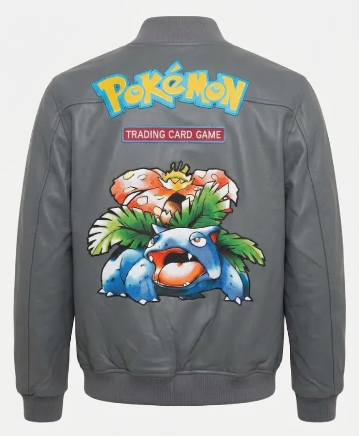 Pokemon Venusaur Tropical Bloom Toad Leather Jacket