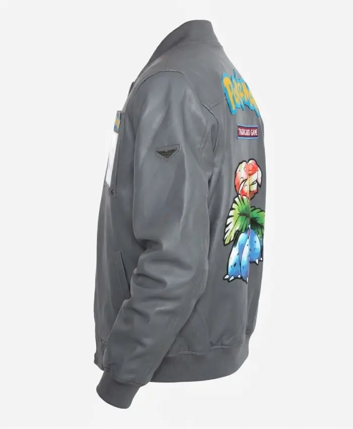 Pokemon Venusaur Tropical Bloom Toad Leather Jacket