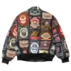 Supreme × Martine Rose Patchwork Labels Leather Jacket