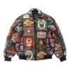 Supreme × Martine Rose Patchwork Labels Leather Jacket