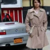 Selena Gomez A Rainy Day In New York Robe Trench Coat