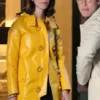 A Rainy Day In New York Connie Yellow Hooded Coat