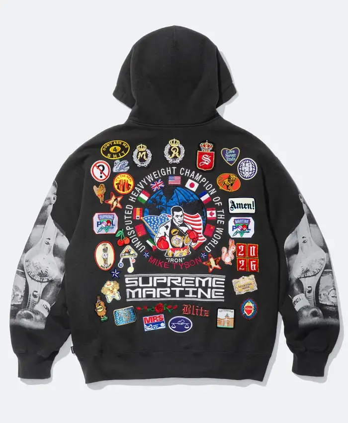Supreme x Mike Tyson Zip-Up Hoodie