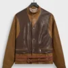 Giorgio Armani x Kith Two-Tone Leather Utility Jacket