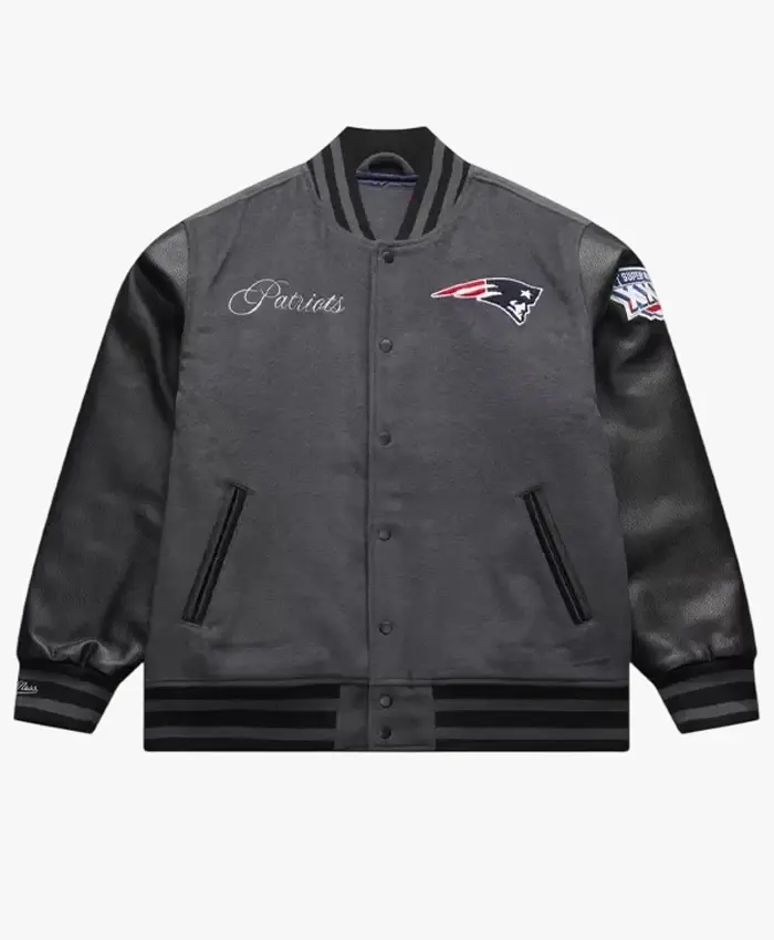 New England Patriots Legacy Made Varsity Jacket