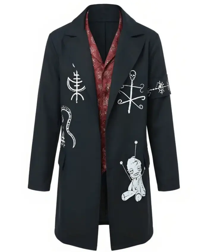 Adult Voodoo Dude Black Costume