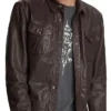 DiMera Days of Our Lives Leather Shacket