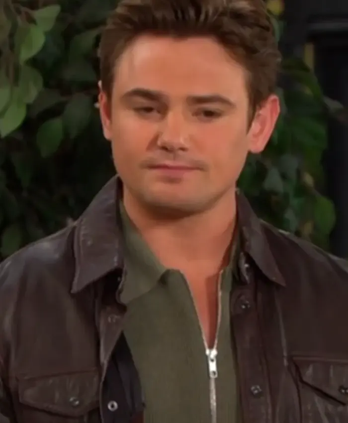 DiMera Days of Our Lives Leather Shacket