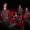 FC Barcelona Burgundy Leather Jacket