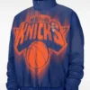 New York Knicks Nike Blue Woven Basketball Jacket