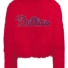 Philadelphia Phillies by Jill Martin Red Fur Jacket