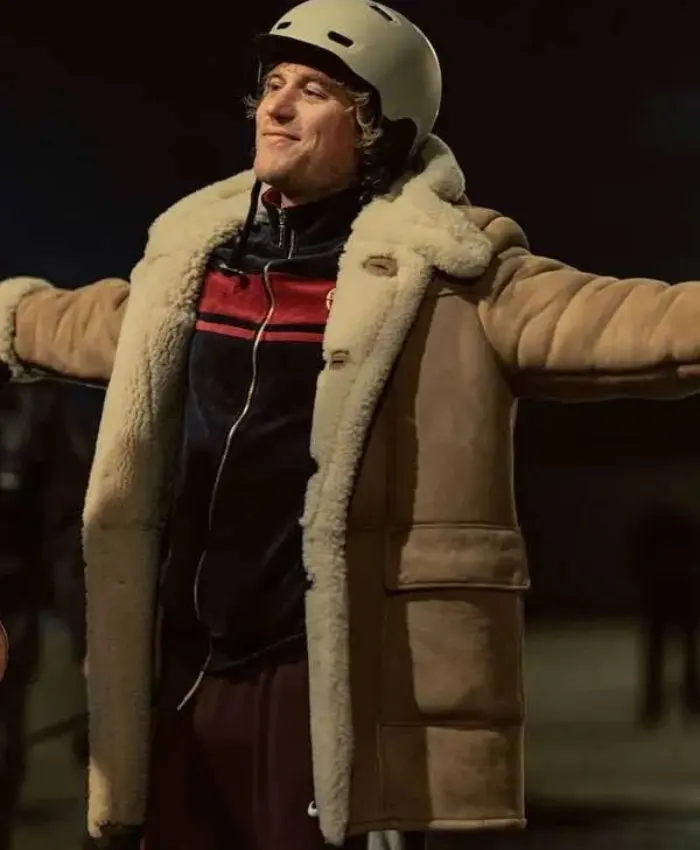 MobLand S02 Frankie Cooper Shearling Leather Coat