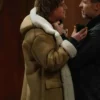 MobLand S02 Frankie Cooper Shearling Leather Coat